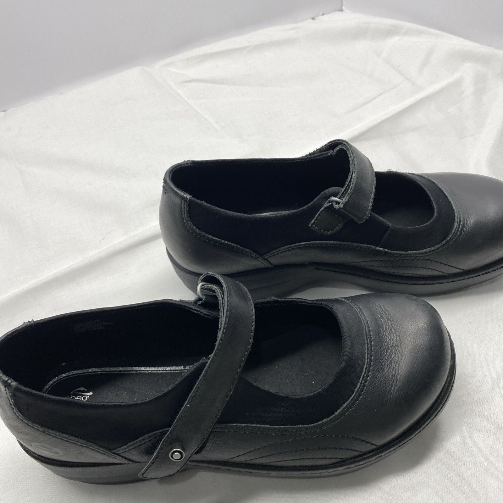 Abeo 24/7 Brea Black Leather Mary Jane Comfort Shoes Women's Size 8 M Euc — image 5 of 8